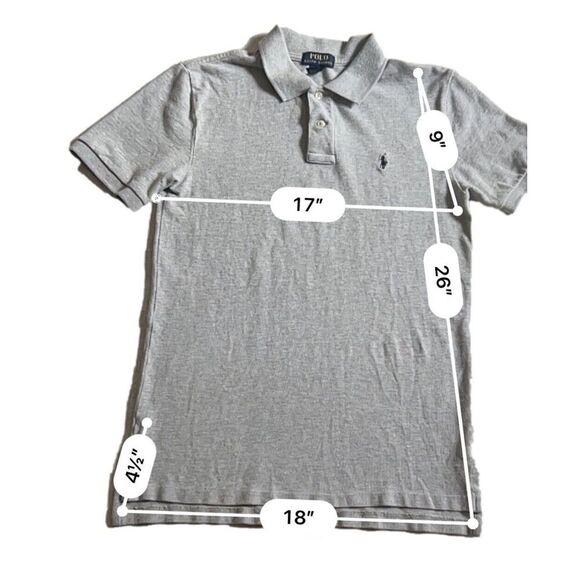 Polo Ralph Lauren Polo Shirt XL Gray - Picture 3 of 8